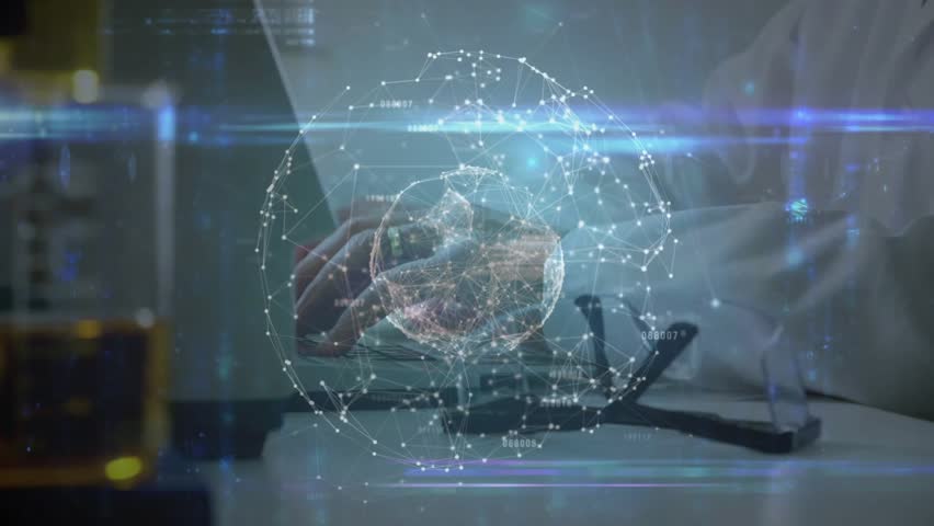 Senior man typing on laptop and revealing rotating holographic data globe for technology analysis. Technology, digital, innovation, data, futuristic, professional, analysis - Powered by Shutterstock - Get 15% off with code: PIKWIZARD15