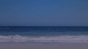 Map overlay appearing on sky, man jogging along shore and throwing yellow disc for beach recreation. Outdoor, activity, sports, exercise, leisure, vibrant, energetic - Powered by Shutterstock - Get 15% off with code: PIKWIZARD15