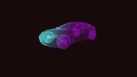 At start wireframe car floating over Africa expanding mesh into Europe, Asia showing hex clusters. Futuristic, digital, innovation, connectivity, technology, abstract, global - Powered by Shutterstock - Get 15% off with code: PIKWIZARD15