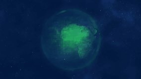 Globe materializing in space initiating hearts flooding then exiting symbolizing love flow. Planet, abstract, digital, connection, serenity, futuristic, innovation - Powered by Shutterstock - Get 15% off with code: PIKWIZARD15