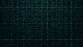 Binary code digital abstract background featuring streams of white ones and zeros on a black screen, representing data, programming, encryption, coding, Motion graphics of binary concept. - Powered by Shutterstock - Get 15% off with code: PIKWIZARD15