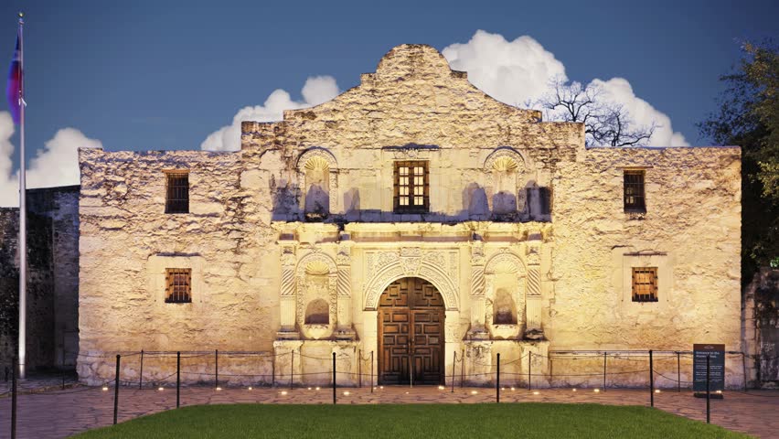 The Alamo in San Antonio, Texas, USA.The Alamo in San Antonio, Texas, USA.The Alamo in San Antonio, Texas, USA.