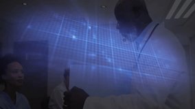 Nurse receiving chart from physician, entering patient data on laptop with medical interface. Medical team, clinical collaboration, healthcare technology, modern medicine, hospital environment, - Powered by Shutterstock - Get 15% off with code: PIKWIZARD15