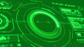Video loading futuristic technology background with a glowing green holographic user interface and data visualization - Powered by Shutterstock - Get 15% off with code: PIKWIZARD15