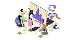 Team of professionals analyzing data on a large screen, showcasing business growth and insights with charts and graphs. - Powered by Shutterstock - Get 15% off with code: PIKWIZARD15