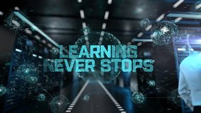 Learning never stops. IT Administrator Activating Modern Data Center Server with Hologram. - Powered by Shutterstock - Get 15% off with code: PIKWIZARD15