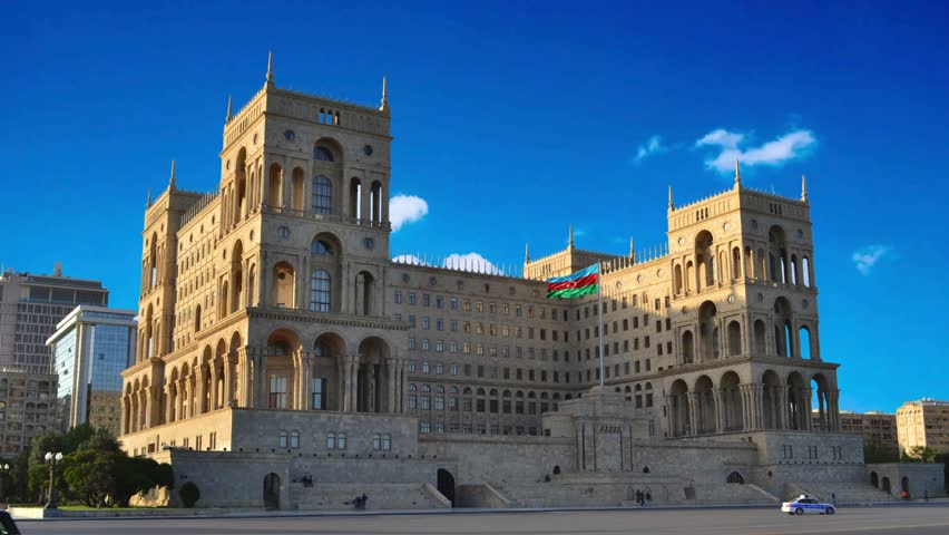 The Government House of Baku is a government building housing various state ministries of Azerbaijan. Located on Neftchiler Avenue and faces the Baku Boulevard.The Government House of Baku is a govern