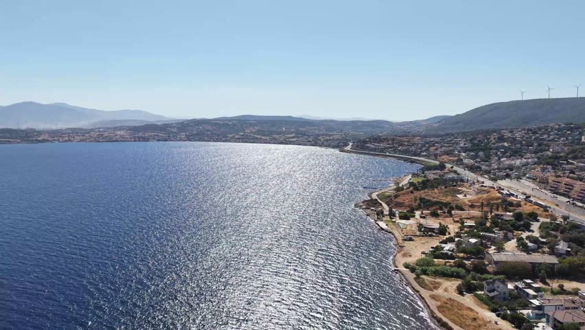 Aerial view of beautiful landscape