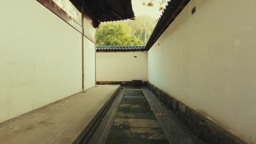 Traditional Chinese historical buildings in Hangzhou, China