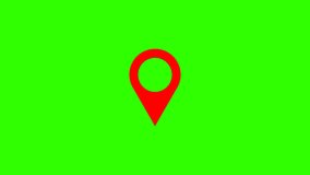 Glowing 3D animated map pin, futuristic navigation marker, digital GPS pointer for smartphone maps, route planning, travel apps, geolocation services, branding, and motion graphic design projects - Powered by Shutterstock - Get 15% off with code: PIKWIZARD15