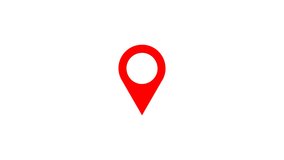 Glowing 3D animated map pin, futuristic navigation marker, digital GPS pointer for smartphone maps, route planning, travel apps, geolocation services, branding, and motion graphic design projects - Powered by Shutterstock - Get 15% off with code: PIKWIZARD15
