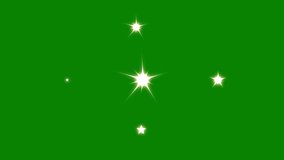 Glitter golden star blinking and twinkle lights for cartoon animation. Stars, vector glowing star light effect, doodle style motion effect, magic shine, festive element on a green screen.  - Powered by Shutterstock - Get 15% off with code: PIKWIZARD15