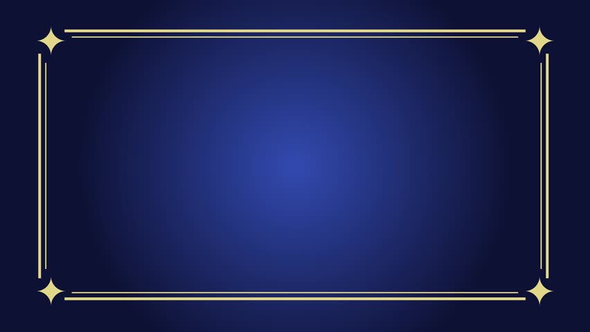 Gold line elegant luxury business frame background