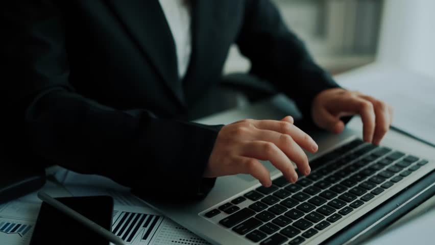 Modern Workplace Technology for Customer Analytics with Digital Interfaces and Data Visualization Elements. Asymptotic smart data analytic. - Powered by Shutterstock - Get 15% off with code: PIKWIZARD15