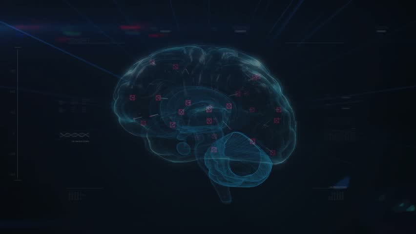 Foot stepping on Mexican flag soccer ball activating brain-hologram then kicking ball charting path. Technology, innovation, sports, virtual, analytics, digital, futuristic - Powered by Shutterstock - Get 15% off with code: PIKWIZARD15