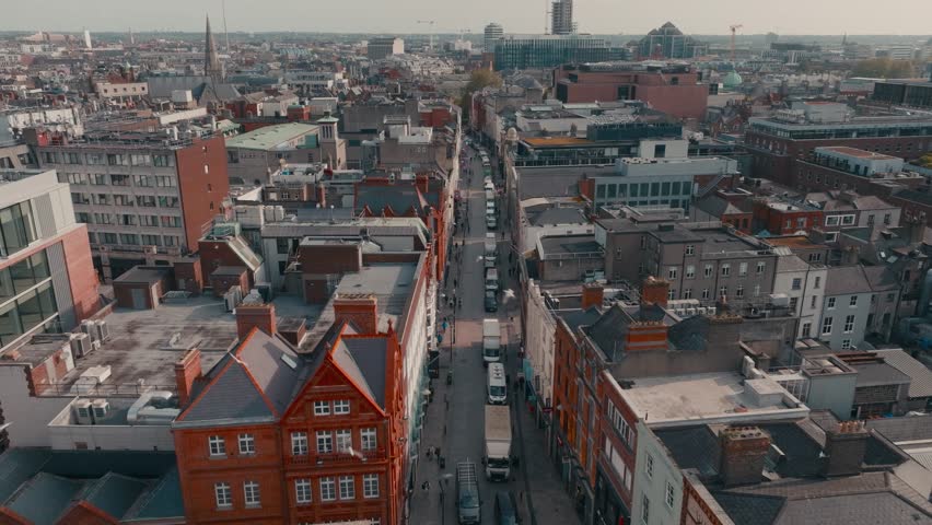 Grafton Street in Downtown Dublin Ireland