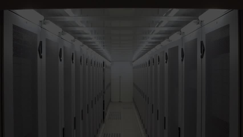 On start server corridor showing overlay panels updating gauges line charts visualizing metrics. Technology, data, analytics, visualization, innovation, digital, infrastructure - Powered by Shutterstock - Get 15% off with code: PIKWIZARD15