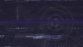 Digital glitch initiating distortion, flickering static lines and pulsing HUD for signal corruption. Cyberpunk, futuristic, abstract, technology, disruption, interference, high-tech - Powered by Shutterstock - Get 15% off with code: PIKWIZARD15