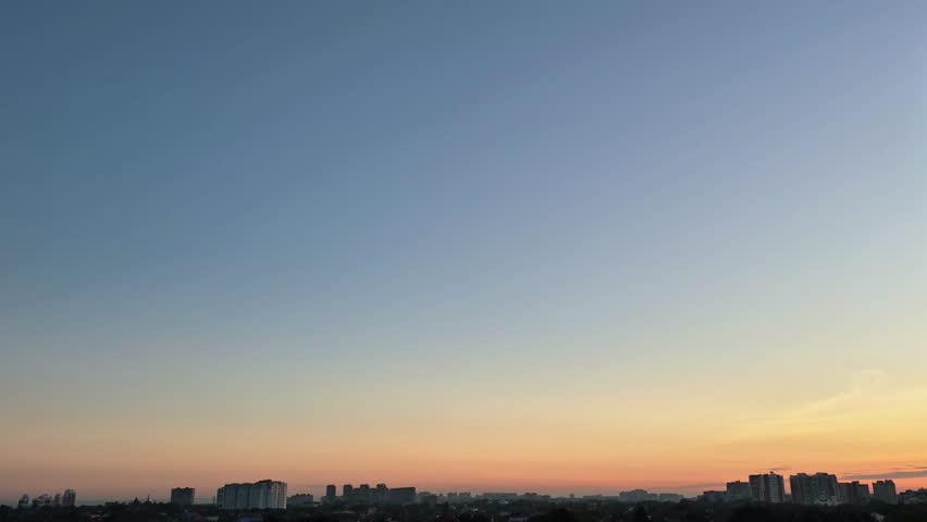 Clouds floating across the sky, a sticky video.
