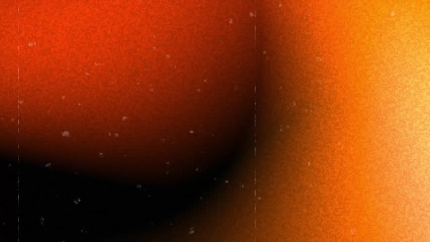 Film light leaks grain add vibrancy to black void space, creating an abstract orange and white frame suitable for dynamic design projects.
