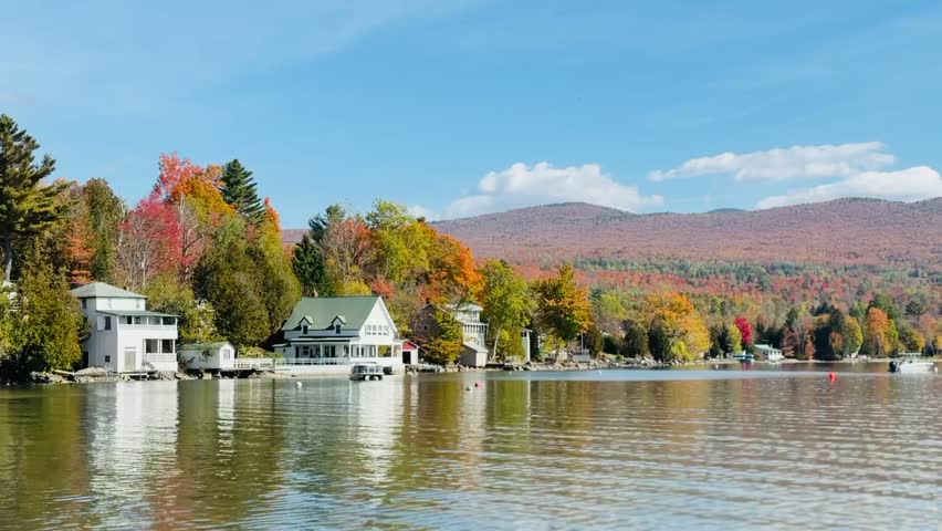 USA, Vermont, nature, lake, beautiful, landscape, peaceful, water, lake, pond, mountains 