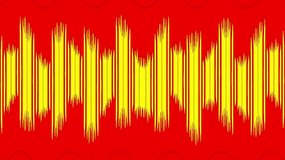 Dynamic Sound wave Loop, Symmetrical Vertical Lines Animation in Bold Colors - Powered by Shutterstock - Get 15% off with code: PIKWIZARD15