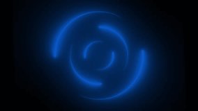 Animated user account icon with glowing blue ring and HUD text. Futuristic blue neon lines rotating for digital system loading process - Powered by Shutterstock - Get 15% off with code: PIKWIZARD15