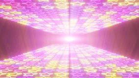 Surreal Neon Star Tunnel Leading Into Luminescent Radiant Dreamscape - 4K Seamless VJ Loop Motion Background Animation - Powered by Shutterstock - Get 15% off with code: PIKWIZARD15