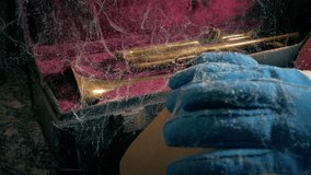 Old Trumpet Abandoned In Dusty Attic - Powered by Shutterstock - Get 15% off with code: PIKWIZARD15