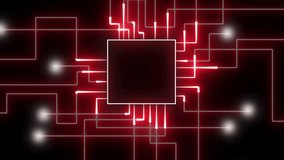 Cybersecurity Alert System Red Warning Signal Digital Technology Circuit Board Network Error. Cybersecurity Alert and Warning Signal on Digital Network with Red Glowing Circuit Board Animation. - Powered by Shutterstock - Get 15% off with code: PIKWIZARD15