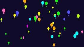 Vibrant 4K abstract animation featuring glowing circles, triangles, rings, comets, stars, hearts, squares, and particle swarms with neon trails and smooth motion effects - Powered by Shutterstock - Get 15% off with code: PIKWIZARD15