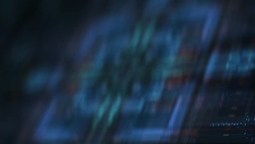 Abstract 3D Animation of Digital Blockchain Network Connected in Futuristic Ai Cubes. Symbol of Cybersecurity, Artificial Intelligence, Data Flow, Modern Technology for Computer Systems and Server 4k