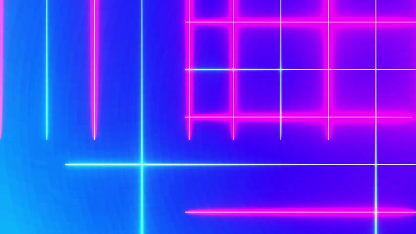 Abstract cool lines for nightclubs, live streams, web design, and social media.Neon lines that move with rhythm,style, and pure digital energy.4K Animated cool neon lines on a sleek dark background
