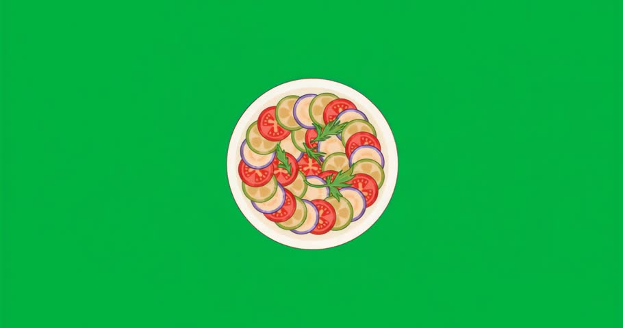 Top-down caprese salad pulling back revealing transparent glitch background highlighting contrast. Gourmet, minimalist, digital art, culinary, abstract, vibrant, freshness