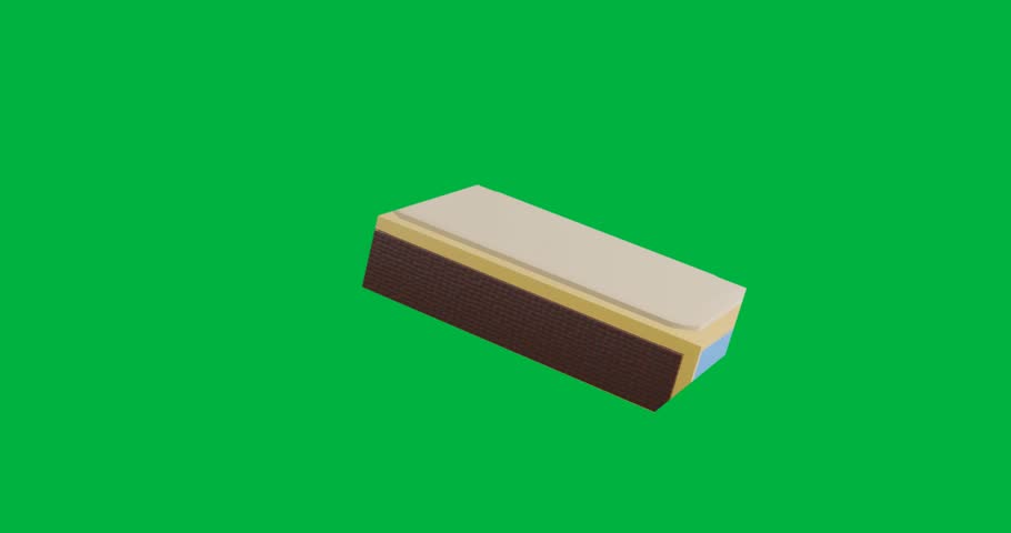 On start, 3D matchbox sliding tray out rotating showing pink match heads on transparent backdrop. Minimalist, product design, consumer goods, 3d rendering, retail, display, aesthetic