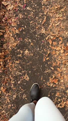 Downward view of a Black person