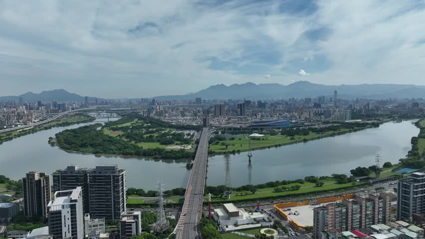 Taiwan City skyline and Modern architecture