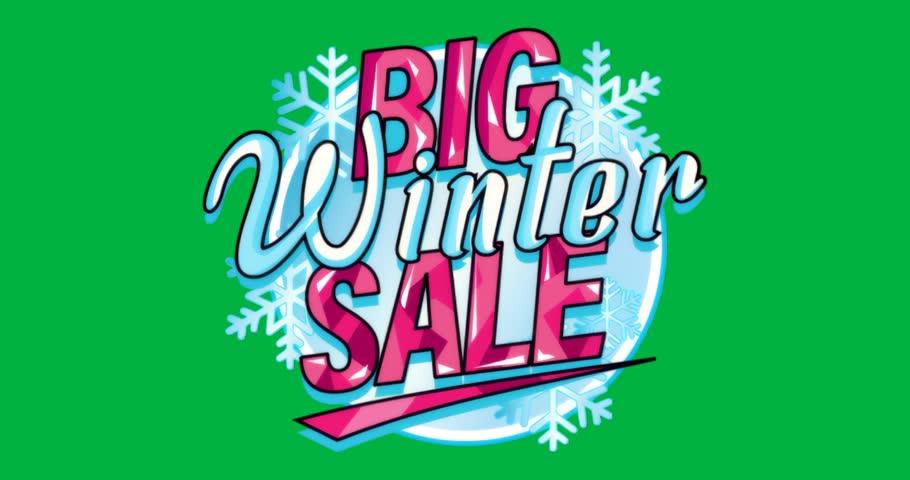 designer designing promo badge with 3D BIG SALE text and snowflake icons on transparent backdrop. Circular badge, winter promotion, festive design, graphic element, seasonal marketing, icy blue