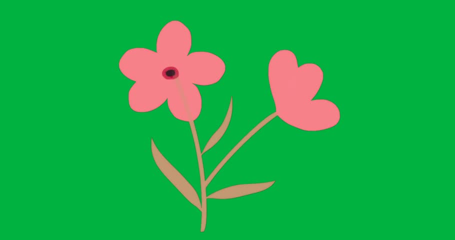 Displaying pastel pink vector flowers on transparent background for marketing and tech projects. Botanical, floral, minimalistic, pastel, ornament, illustration, design