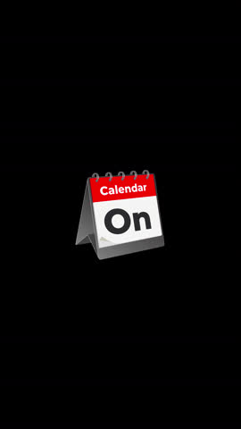 October 26 Desk Calendar Animation with Paper Tear Transition, Transparent Background