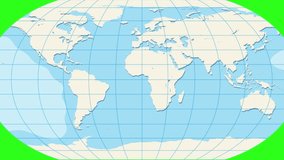 Bar graphs grow and change color over a world map with location markers, smooth transitions - Powered by Shutterstock - Get 15% off with code: PIKWIZARD15