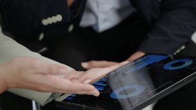 Close up of hand teamwork business group are meeting working and brainstorming about business financial and marketing on paperwork and tablet presentation. - Powered by Shutterstock - Get 15% off with code: PIKWIZARD15