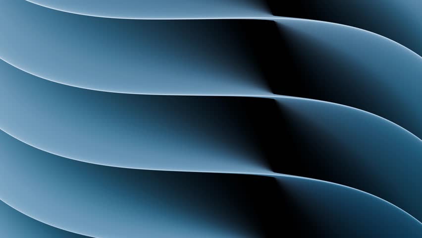 Fluid motion of smooth wavy lines in abstract geometry