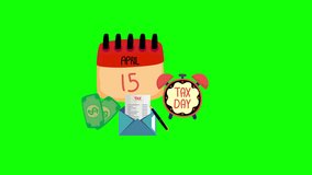 April 15 tax deadline notice with calendar, dollar bills and alarm clock - Powered by Shutterstock - Get 15% off with code: PIKWIZARD15