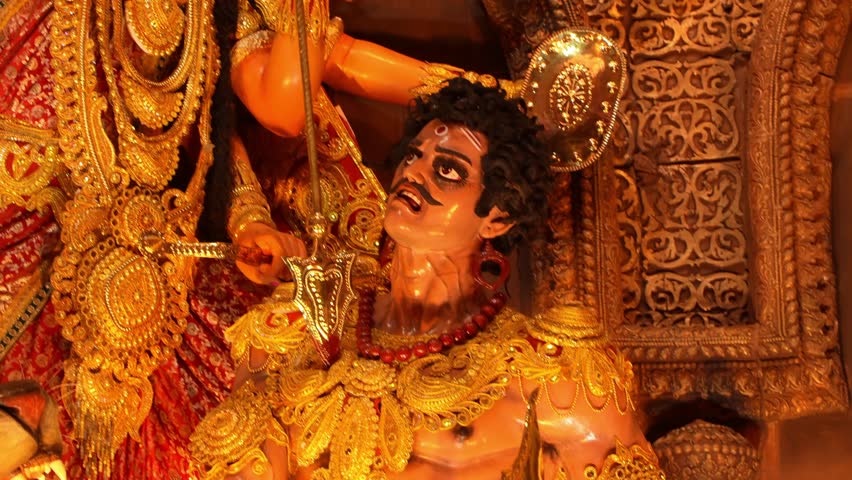 Kolkata , West Bengal , India - 09 24 2025: Durga puja at west bengal india