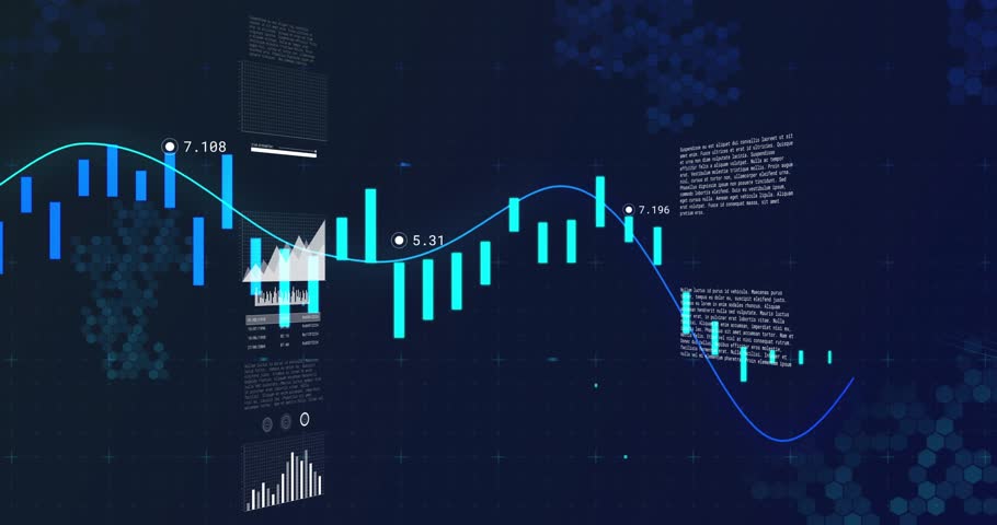 Line cresting peak initiating label fading area chart sliding candlesticks shifting showing trends. Finance, analytics, data visualization, digital interface, technology, dashboard, dashboard design