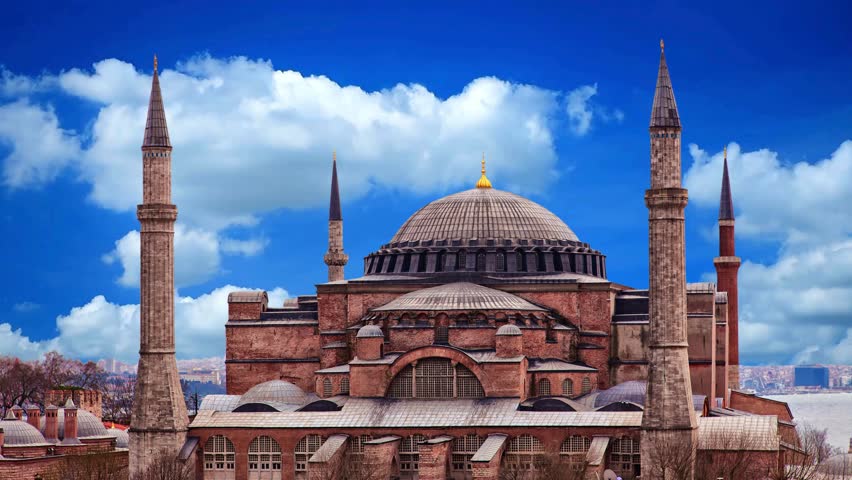 Hagia Sophia Grand Mosque in center of Istanbul, Turkey