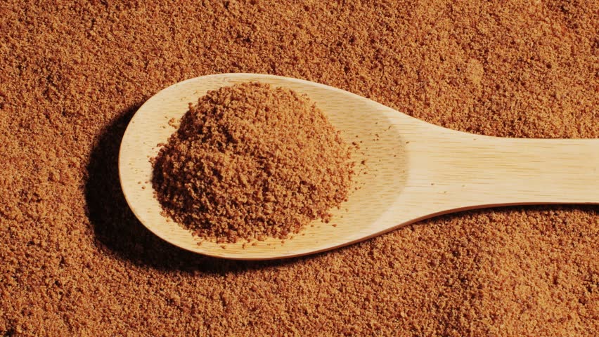 Ashwagandha Indian Ginseng Powder in White Bowl isolated on white background, superfood close up. 