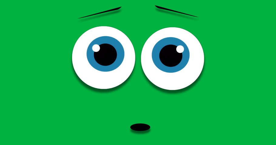 Pair of stylized eyeballs floating on transparent backdrop, showing graphic design concept. Vector, illustration, cartoon, character, design, branding, digital art