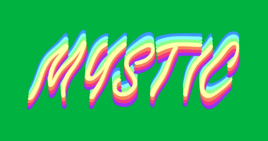 graphic designers exploring mystic brush stroke on transparent canvas with animated rainbow ribbons. Artistic, vibrant, abstract, modern, creative, colorful, digital